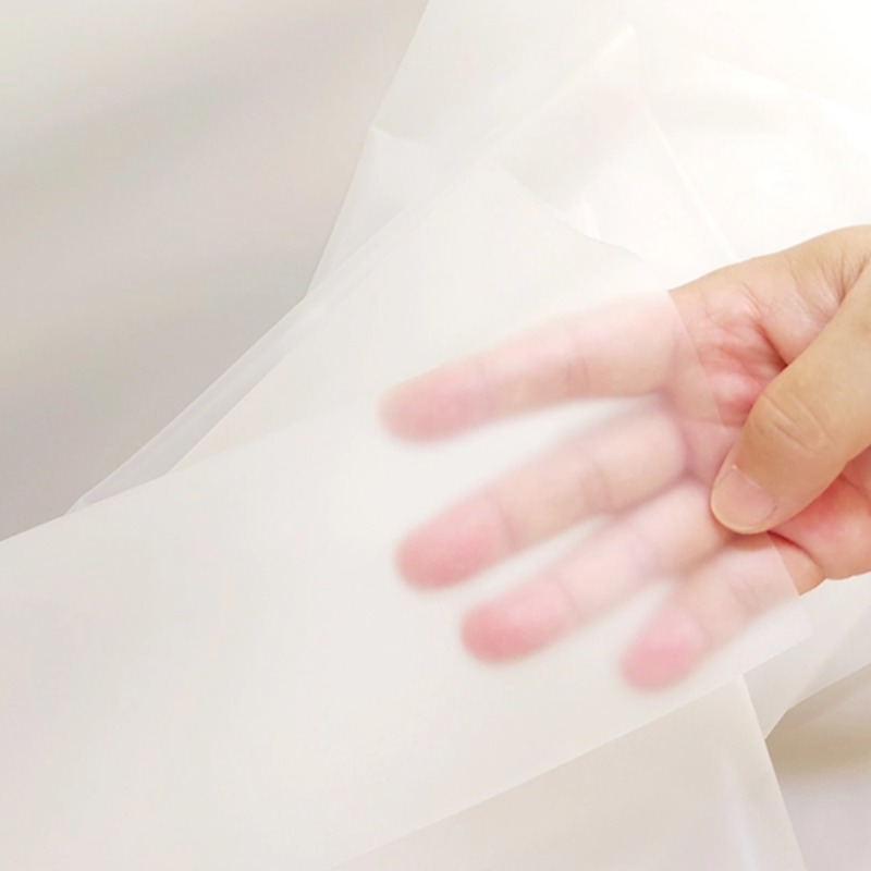 Double-sided frosted TPU sheet offering enhanced grip, durability, and seamless bonding for precision massage devices.