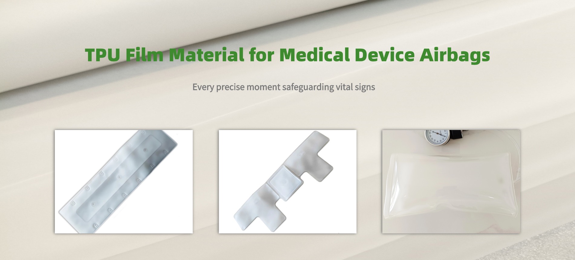Medical grade TPU film for airbags by GREEN TPU