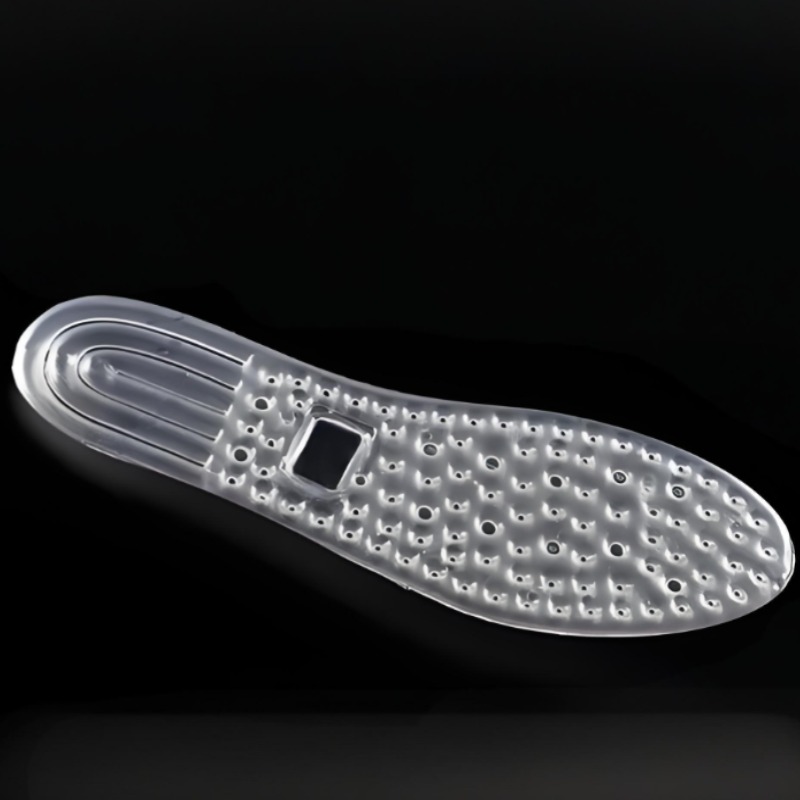 TPU film applied in inflatable shoe insoles, offering dynamic flexibility and repeated inflation durability.